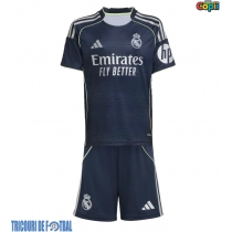 Echipament fotbal Real Madrid Ferland Mendy #23 Tricou Deplasare 2025-26 pentru copii maneca scurta (+ Pantaloni scurti)