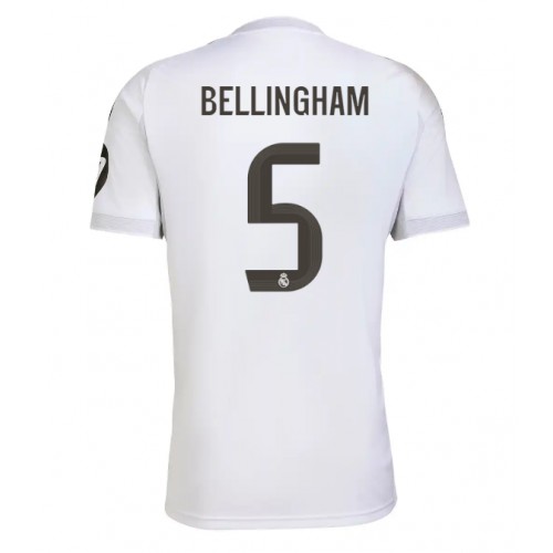 Echipament fotbal Real Madrid Jude Bellingham #5 Tricou Acasa 2025-26 maneca scurta Echipament fotbal Real Madrid Jude Bellingham #5 Tricou Acasa 2025-26 maneca scurta