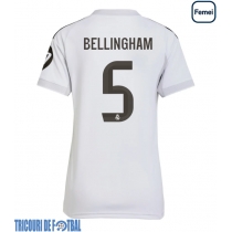 Echipament fotbal Real Madrid Jude Bellingham #5 Tricou Acasa 2025-26 pentru femei maneca scurta