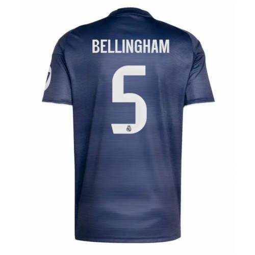 Echipament fotbal Real Madrid Jude Bellingham #5 Tricou Deplasare 2025-26 maneca scurta Echipament fotbal Real Madrid Jude Bellingham #5 Tricou Deplasare 2025-26 maneca scurta