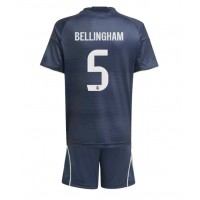 Echipament fotbal Real Madrid Jude Bellingham #5 Tricou Deplasare 2025-26 pentru copii maneca scurta (+ Pantaloni scurti)