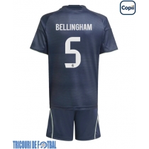 Echipament fotbal Real Madrid Jude Bellingham #5 Tricou Deplasare 2025-26 pentru copii maneca scurta (+ Pantaloni scurti)