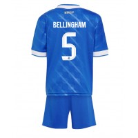Echipament fotbal Real Madrid Jude Bellingham #5 Tricou Treilea 2025-26 pentru copii maneca scurta (+ Pantaloni scurti)
