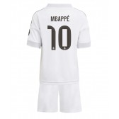 Echipament fotbal Real Madrid Kylian Mbappe #10 Tricou Acasa 2025-26 pentru copii maneca scurta (+ Pantaloni scurti)