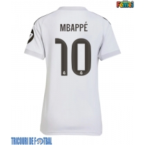 Echipament fotbal Real Madrid Kylian Mbappe #10 Tricou Acasa 2025-26 pentru femei maneca scurta