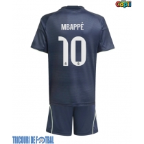 Echipament fotbal Real Madrid Kylian Mbappe #10 Tricou Deplasare 2025-26 pentru copii maneca scurta (+ Pantaloni scurti)
