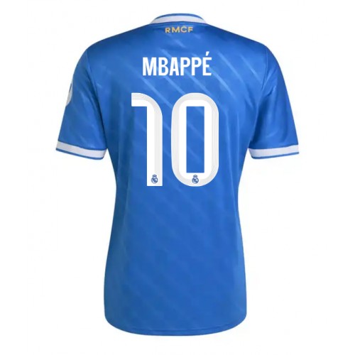 Echipament fotbal Real Madrid Kylian Mbappe #10 Tricou Treilea 2025-26 maneca scurta Echipament fotbal Real Madrid Kylian Mbappe #10 Tricou Treilea 2025-26 maneca scurta