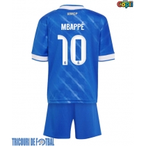 Echipament fotbal Real Madrid Kylian Mbappe #10 Tricou Treilea 2025-26 pentru copii maneca scurta (+ Pantaloni scurti)