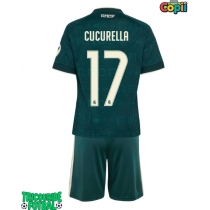 Echipament fotbal Real Madrid Marc Cucurella #17 Tricou Deplasare 2026-27 pentru copii maneca scurta (+ Pantaloni scurti)