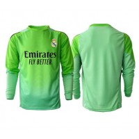 Echipament fotbal Real Madrid Portar Tricou Deplasare 2025-26 maneca lunga