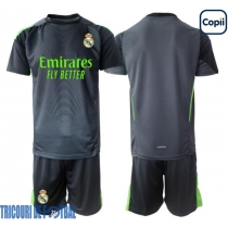 Echipament fotbal Real Madrid Portar Tricou Treilea 2025-26 pentru copii maneca scurta (+ Pantaloni scurti)