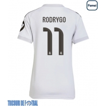 Echipament fotbal Real Madrid Rodrygo Goes #11 Tricou Acasa 2025-26 pentru femei maneca scurta
