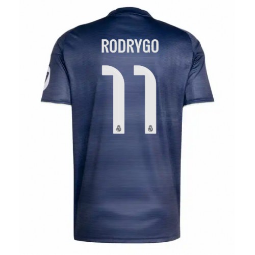 Echipament fotbal Real Madrid Rodrygo Goes #11 Tricou Deplasare 2025-26 maneca scurta Echipament fotbal Real Madrid Rodrygo Goes #11 Tricou Deplasare 2025-26 maneca scurta