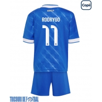 Echipament fotbal Real Madrid Rodrygo Goes #11 Tricou Treilea 2025-26 pentru copii maneca scurta (+ Pantaloni scurti)