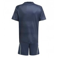 Echipament fotbal Real Madrid Tricou Deplasare 2025-26 pentru copii maneca scurta (+ Pantaloni scurti)