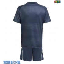 Echipament fotbal Real Madrid Tricou Deplasare 2025-26 pentru copii maneca scurta (+ Pantaloni scurti)