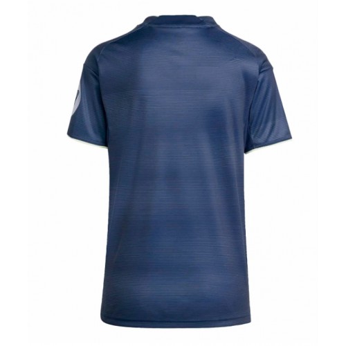 Echipament fotbal Real Madrid Tricou Deplasare 2025-26 pentru femei maneca scurta Echipament fotbal Real Madrid Tricou Deplasare 2025-26 pentru femei maneca scurta