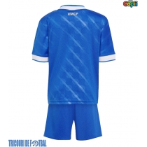 Echipament fotbal Real Madrid Tricou Treilea 2025-26 pentru copii maneca scurta (+ Pantaloni scurti)