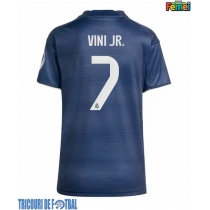 Echipament fotbal Real Madrid Vinicius Junior #7 Tricou Deplasare 2025-26 pentru femei maneca scurta