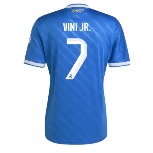 Echipament fotbal Real Madrid Vinicius Junior #7 Tricou Treilea 2025-26 maneca scurta Echipament fotbal Real Madrid Vinicius Junior #7 Tricou Treilea 2025-26 maneca scurta