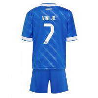 Echipament fotbal Real Madrid Vinicius Junior #7 Tricou Treilea 2025-26 pentru copii maneca scurta (+ Pantaloni scurti)