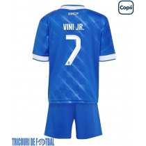 Echipament fotbal Real Madrid Vinicius Junior #7 Tricou Treilea 2025-26 pentru copii maneca scurta (+ Pantaloni scurti)