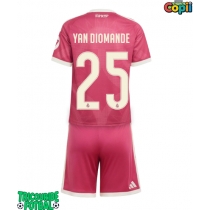 Echipament fotbal Real Madrid Yan Diomande #25 Tricou Treilea 2026-27 pentru copii maneca scurta (+ Pantaloni scurti)