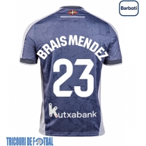 Echipament fotbal Real Sociedad Brais Mendez #23 Tricou Deplasare 2025-26 maneca scurta
