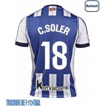 Echipament fotbal Real Sociedad Carlos Soler #18 Tricou Acasa 2025-26 maneca scurta