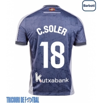 Echipament fotbal Real Sociedad Carlos Soler #18 Tricou Deplasare 2025-26 maneca scurta