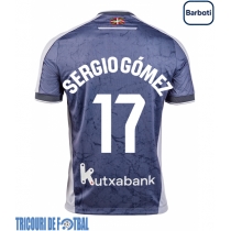 Echipament fotbal Real Sociedad Sergio Gomez #17 Tricou Deplasare 2025-26 maneca scurta