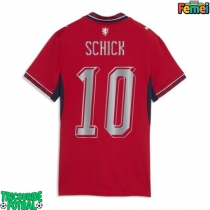 Echipament fotbal Republica Cehă Patrik Schick #10 Tricou Acasa Mondial 2026 pentru femei maneca scurta