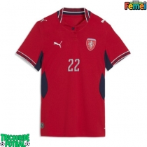 Echipament fotbal Republica Cehă Tomas Soucek #22 Tricou Acasa Mondial 2026 pentru femei maneca scurta