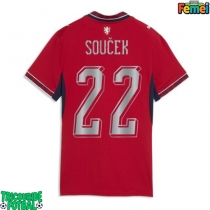 Echipament fotbal Republica Cehă Tomas Soucek #22 Tricou Acasa Mondial 2026 pentru femei maneca scurta