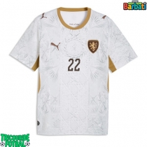 Echipament fotbal Republica Cehă Tomas Soucek #22 Tricou Deplasare Mondial 2026 maneca scurta