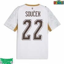 Echipament fotbal Republica Cehă Tomas Soucek #22 Tricou Deplasare Mondial 2026 maneca scurta