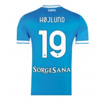 Echipament fotbal SSC Napoli Rasmus Hojlund #19 Tricou Acasa 2025-26 maneca scurta