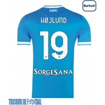 Echipament fotbal SSC Napoli Rasmus Hojlund #19 Tricou Acasa 2025-26 maneca scurta