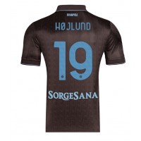 Echipament fotbal SSC Napoli Rasmus Hojlund #19 Tricou Treilea 2025-26 maneca scurta