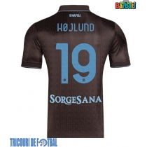 Echipament fotbal SSC Napoli Rasmus Hojlund #19 Tricou Treilea 2025-26 maneca scurta