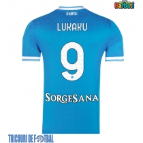 Echipament fotbal SSC Napoli Romelu Lukaku #9 Tricou Acasa 2025-26 maneca scurta