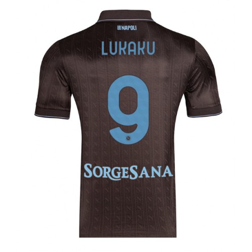 Echipament fotbal SSC Napoli Romelu Lukaku #9 Tricou Treilea 2025-26 maneca scurta Echipament fotbal SSC Napoli Romelu Lukaku #9 Tricou Treilea 2025-26 maneca scurta