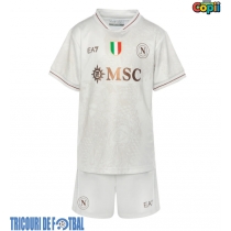 Echipament fotbal SSC Napoli Tricou Deplasare 2025-26 pentru copii maneca scurta (+ Pantaloni scurti)