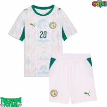 Echipament fotbal Senegal Habib Diallo #20 Tricou Acasa Mondial 2026 pentru copii maneca scurta (+ Pantaloni scurti)