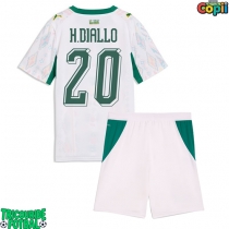 Echipament fotbal Senegal Habib Diallo #20 Tricou Acasa Mondial 2026 pentru copii maneca scurta (+ Pantaloni scurti)
