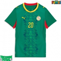 Echipament fotbal Senegal Habib Diallo #20 Tricou Deplasare Mondial 2026 pentru femei maneca scurta