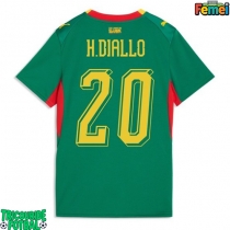 Echipament fotbal Senegal Habib Diallo #20 Tricou Deplasare Mondial 2026 pentru femei maneca scurta