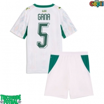 Echipament fotbal Senegal Idrissa Gueye #5 Tricou Acasa Mondial 2026 pentru copii maneca scurta (+ Pantaloni scurti)