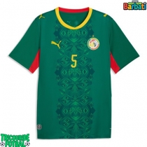 Echipament fotbal Senegal Idrissa Gueye #5 Tricou Deplasare Mondial 2026 maneca scurta