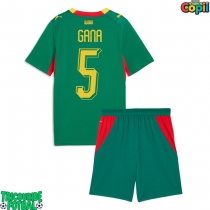 Echipament fotbal Senegal Idrissa Gueye #5 Tricou Deplasare Mondial 2026 pentru copii maneca scurta (+ Pantaloni scurti)
